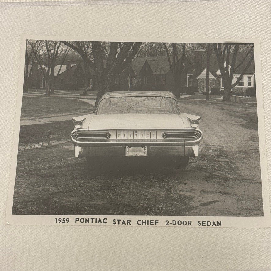 1959 Pontiac Star Chief 2 Door Sedan Car Photo Photograph Print