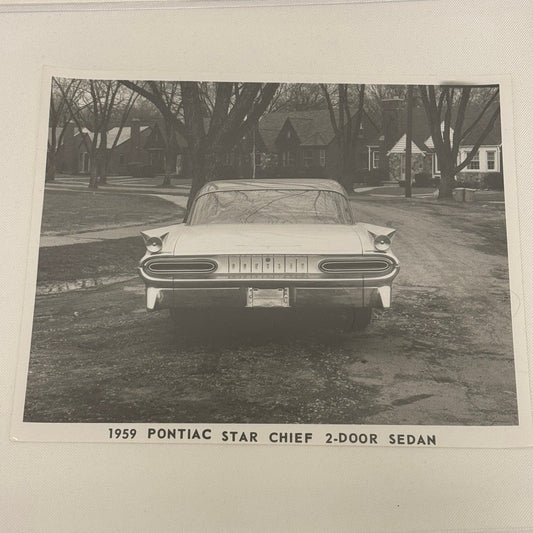 1959 Pontiac Star Chief 2 Door Sedan Car Photo Photograph Print