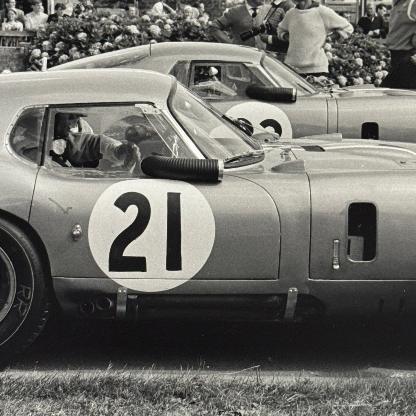 Vintage Racing Photo Photograph Dan Gurney Goodwood Cobra Daytona Modern Print