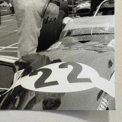 1968 British Grand Prix Jo Siffert Racing Driver Photo Photograph Modern Print