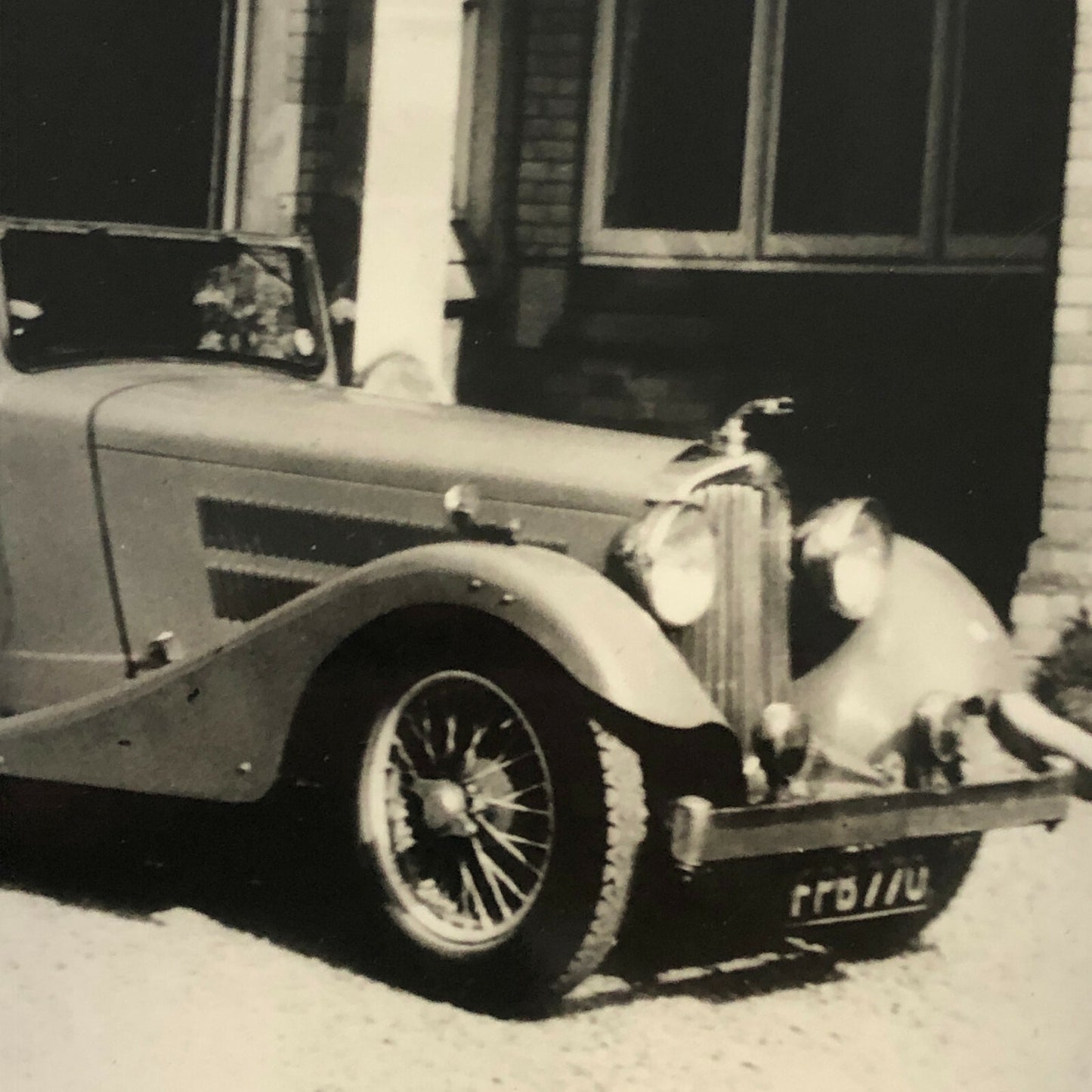 Vintage Car Automobile Photo Photograph Print Unidentified