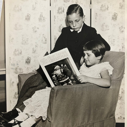 Press Photo Photograph Children of Bolivian Ambassador Bolivia Christmas 1931