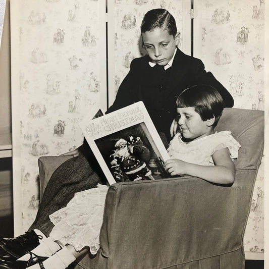 Press Photo Photograph Children of Bolivian Ambassador Bolivia Christmas 1931
