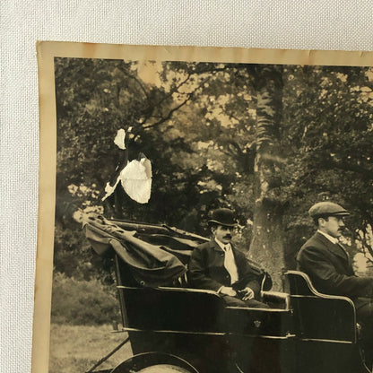 Vintage Photograph Photo Early Antique Car with Driver