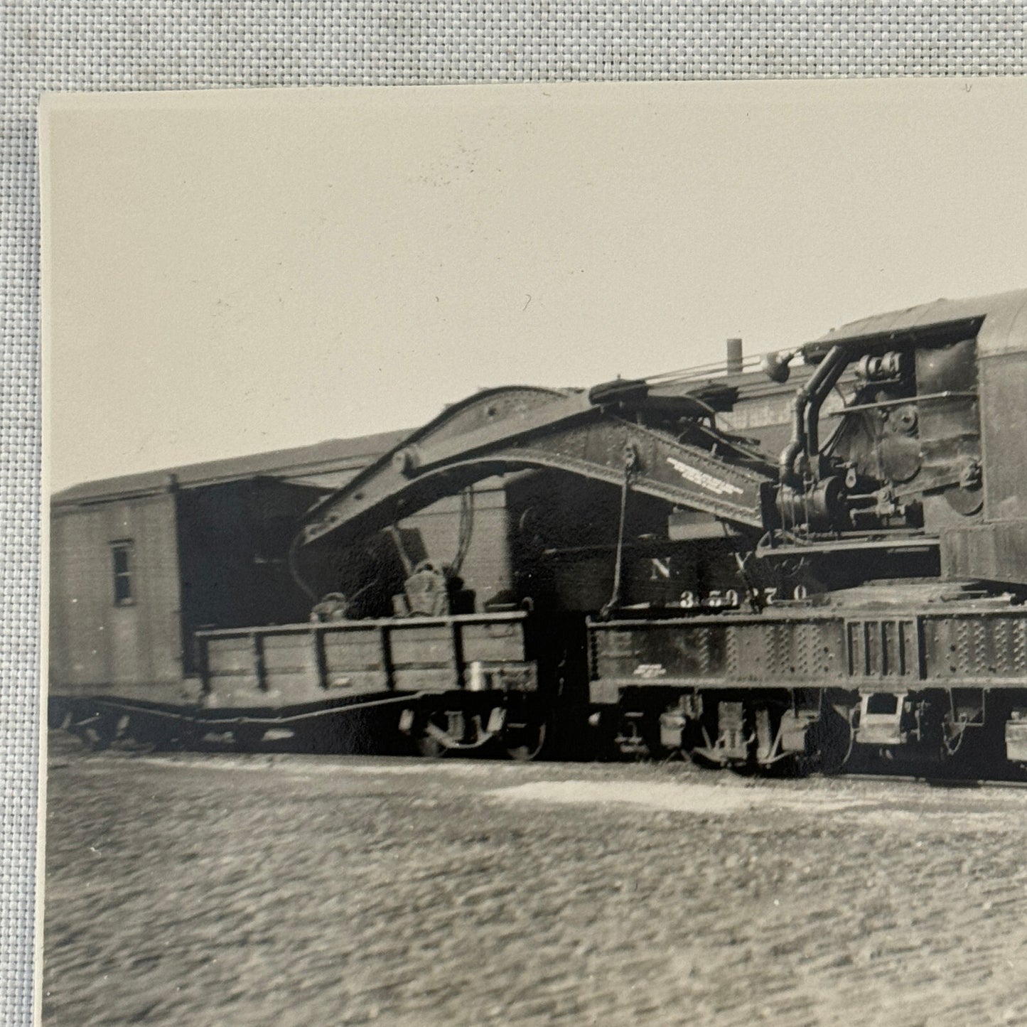 Vintage Train Locomotive Photo Photograph Railway Rail NYC X23