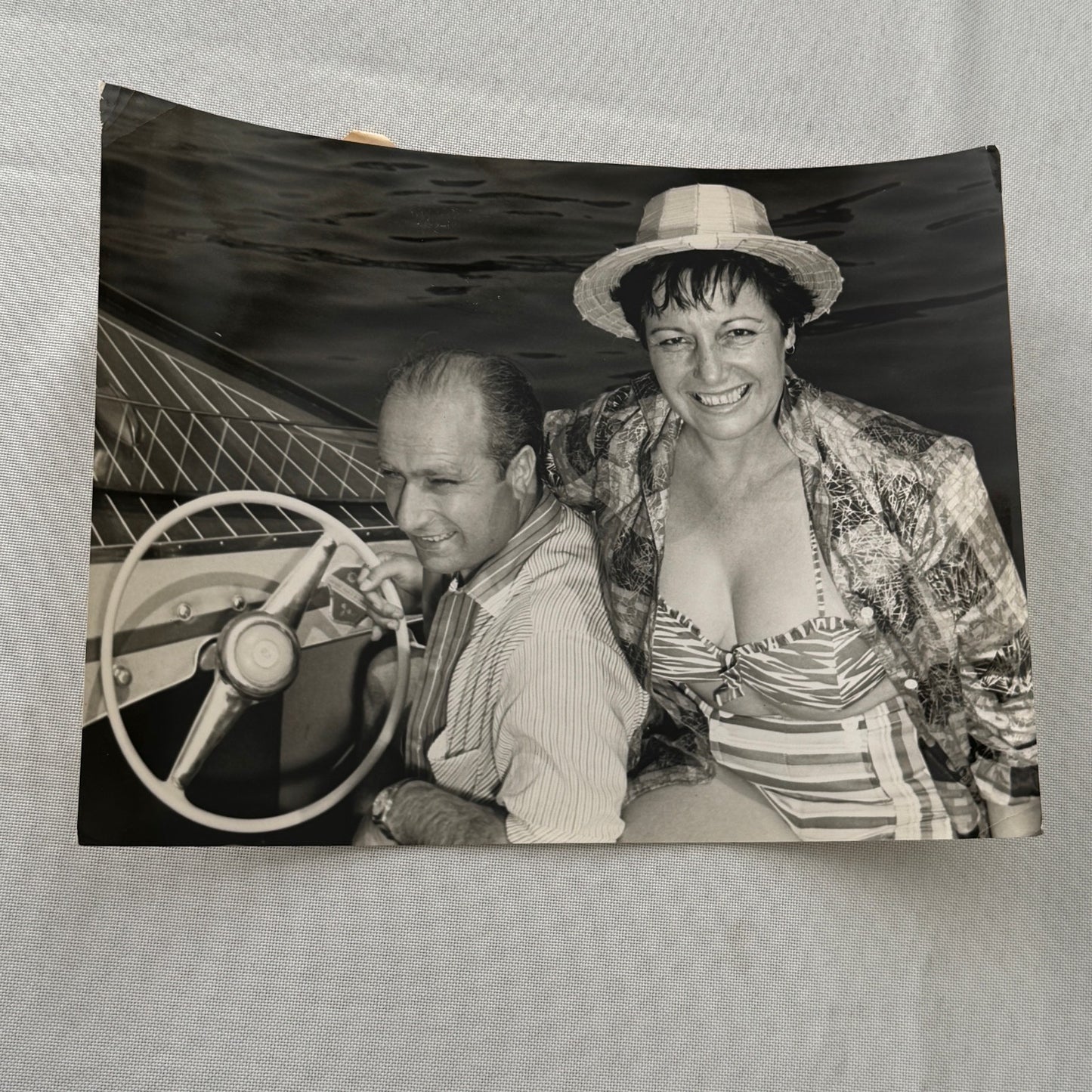 Juan Manuel Fangio Retirement Vacation Holiday Italian Press Photo F1 Racing