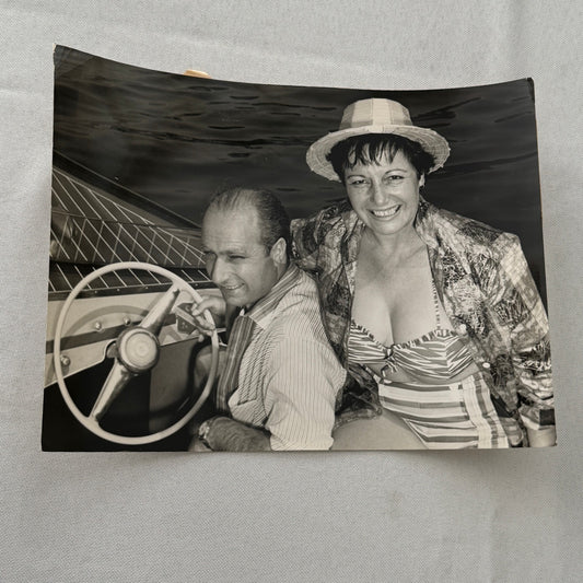 Juan Manuel Fangio Retirement Vacation Holiday Italian Press Photo F1 Racing
