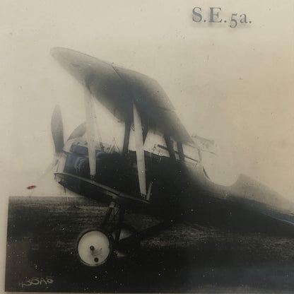 Antique Glass Plate Lantern Slide Photo Aviation Airplane Early Air Plane