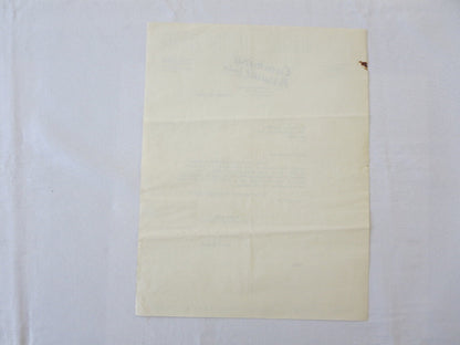 1944 1942 Ford Mercury Lincoln Zephyr Dealer Letter Letterhead Cumming Perrault