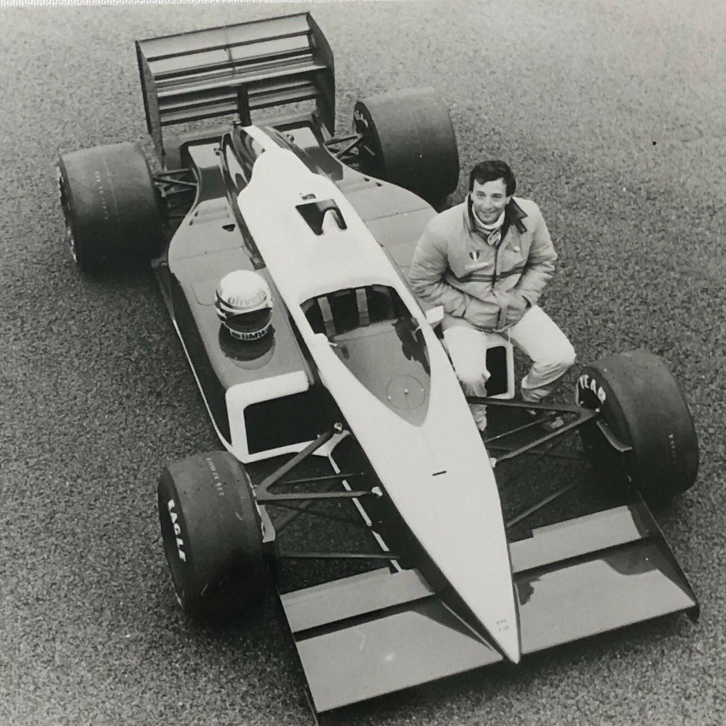 Vintage Brabham Racing Olivetti BMW BT 56 Race Car Press Photo Photograph 