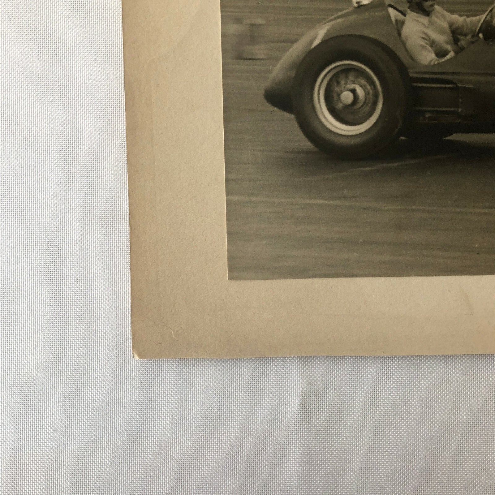 Vintage BRM 1954 Racing Photo Photograph Ron Flockhart Snetterton Spring Meet 