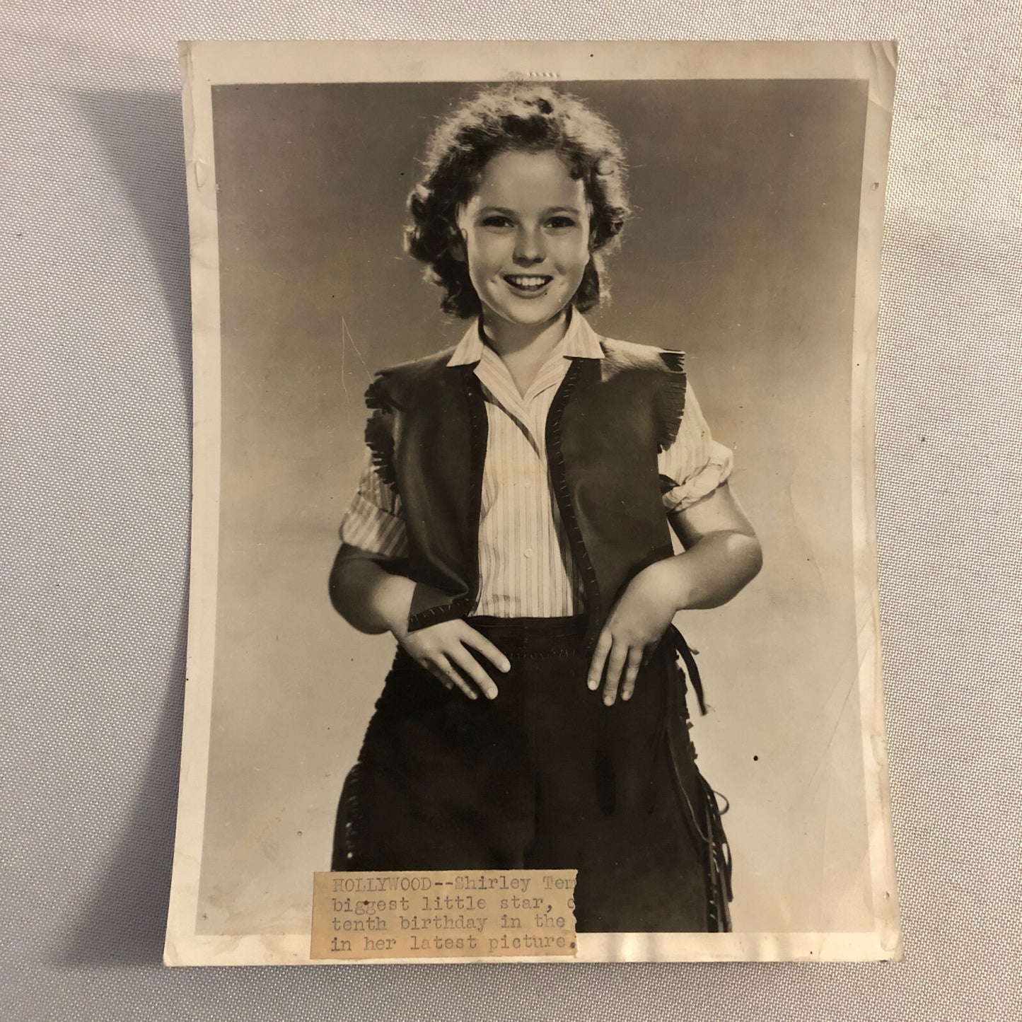 Shirley Temple Actress Press Photo Photograph Print Vintage