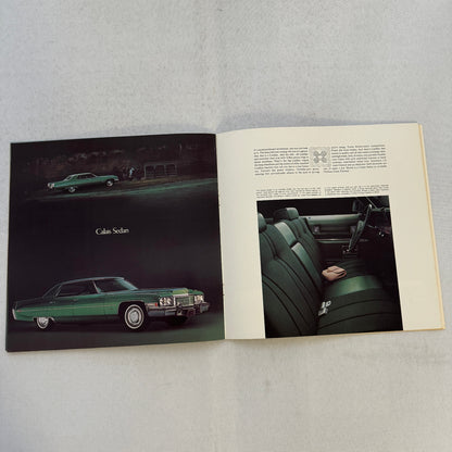 1973 Cadillac Sales Brochure Catalog Fleetwood Brougham Eldorado Coupe DeVille +