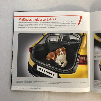 Kia Stonic Sales Brochure Catalog with Price List GERMAN Market 2018 ?