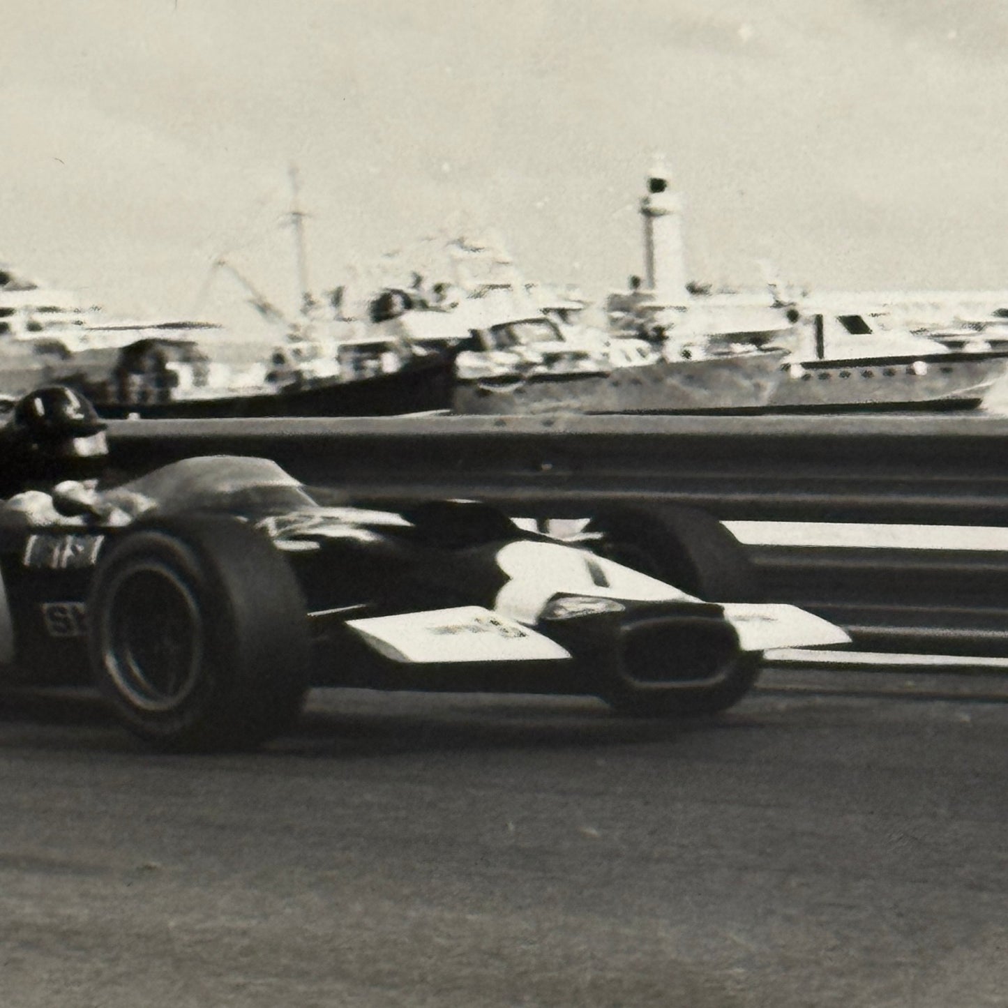 Vintage Racing Photo Lotus Ford 1970 Monaco Grand Prix Race F1 Graham Hill