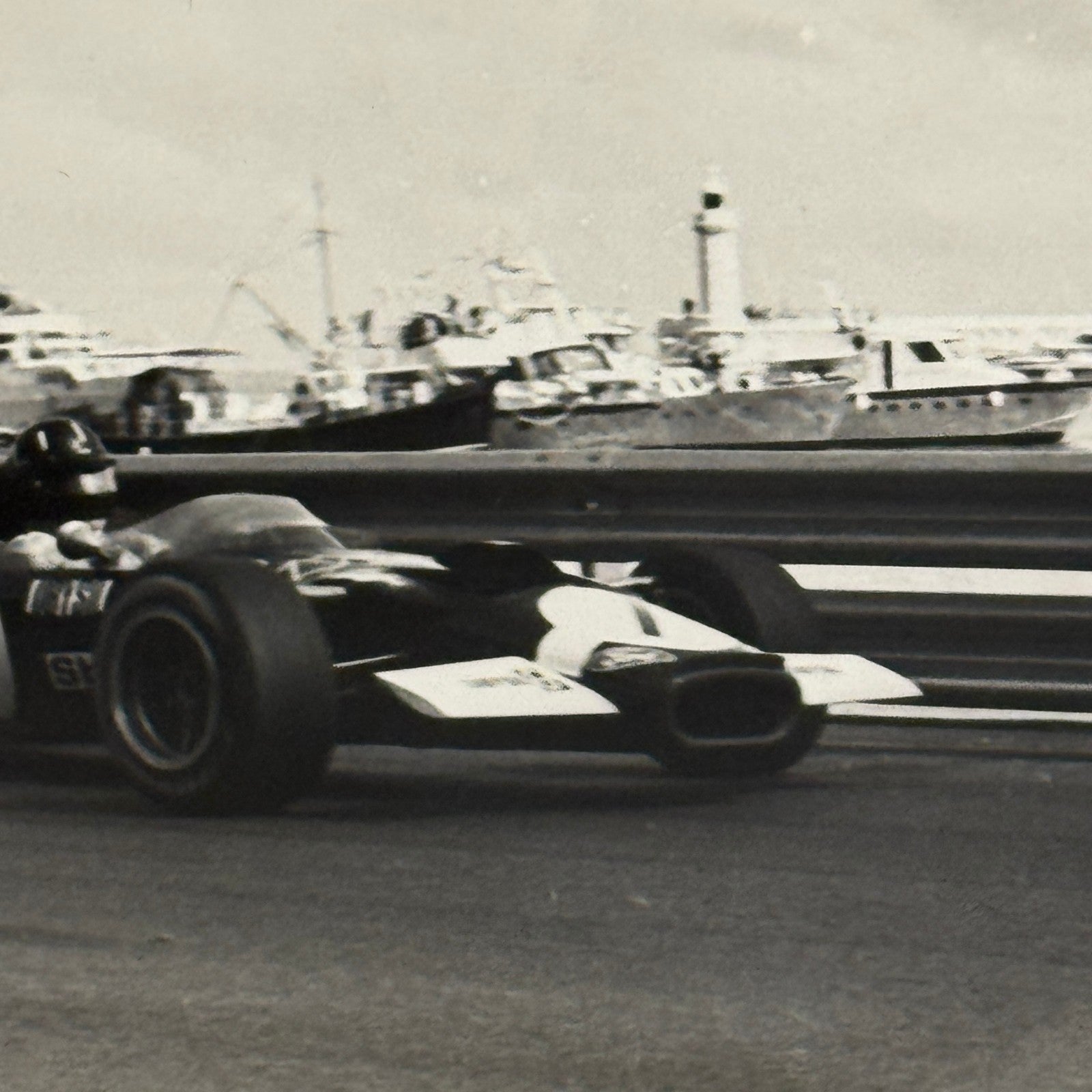 Vintage Racing Photo Lotus Ford 1970 Monaco Grand Prix Race F1 Graham Hill