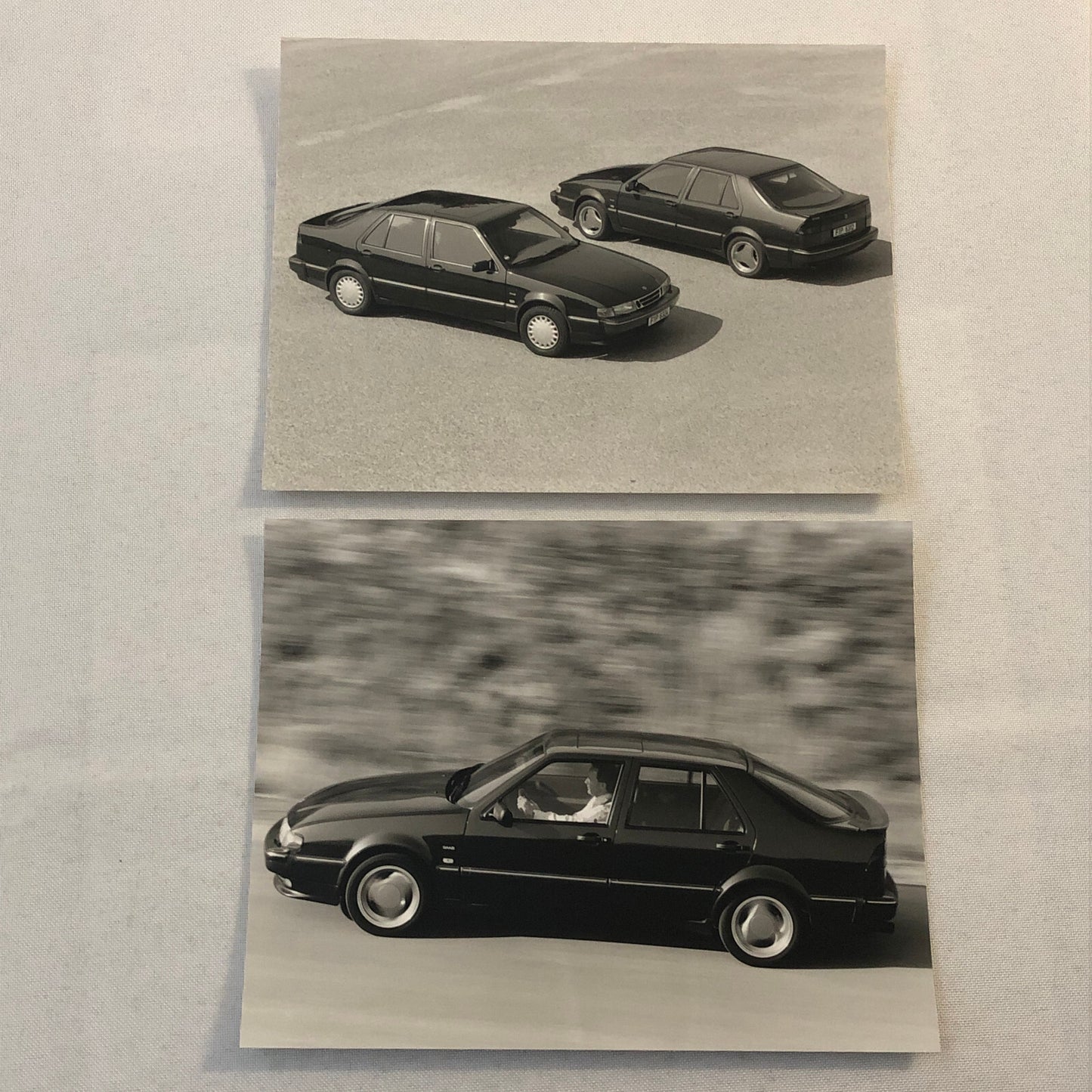 1992 Saab 9000 Car Press Kit Brochure Photos German Text