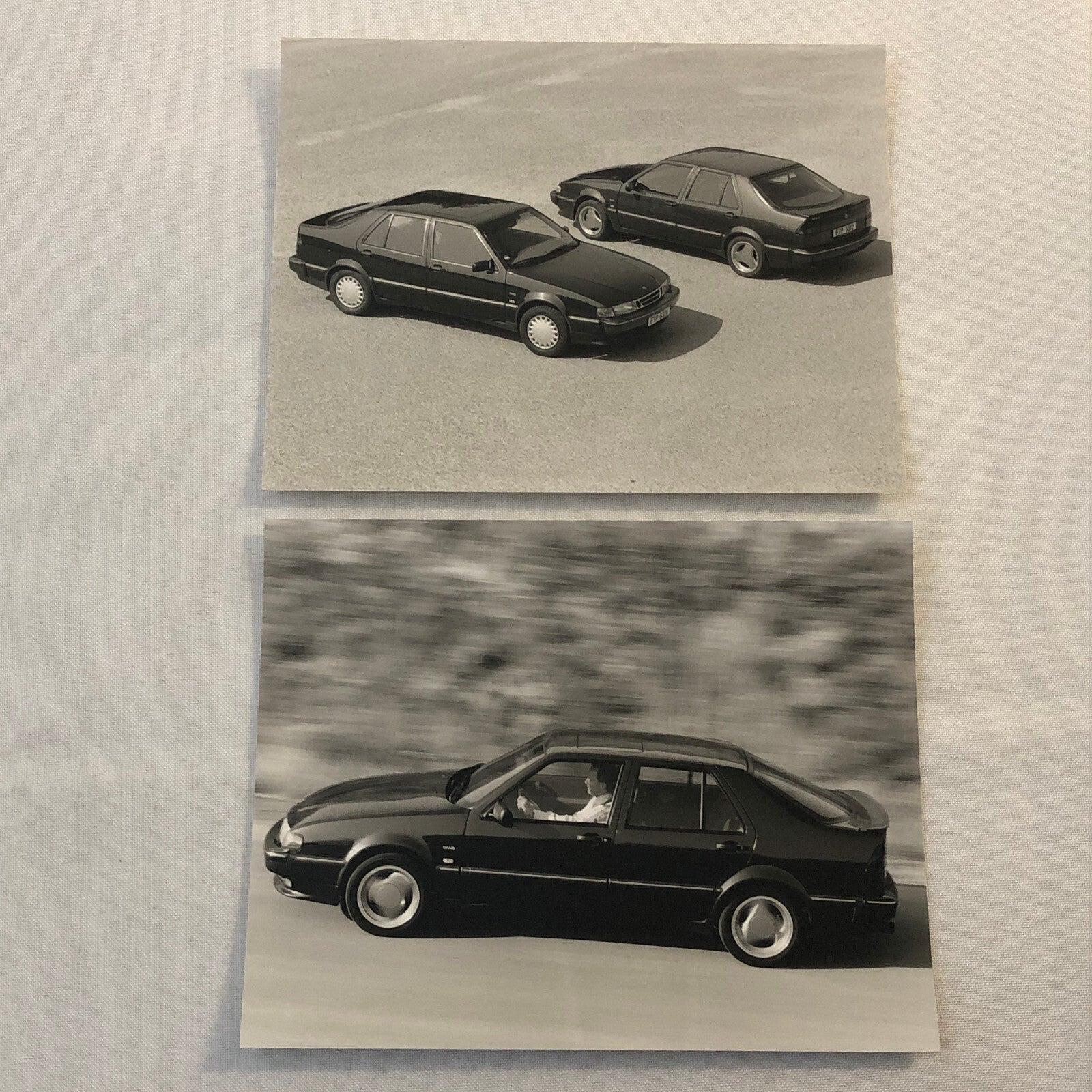 1992 Saab 9000 Car Press Kit Brochure Photos German Text