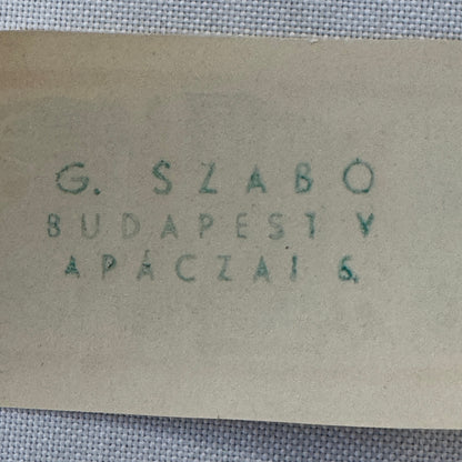 Vintage Hotel Travel Label Hotel Balkan Touriste Tirnovo Bulgaria
