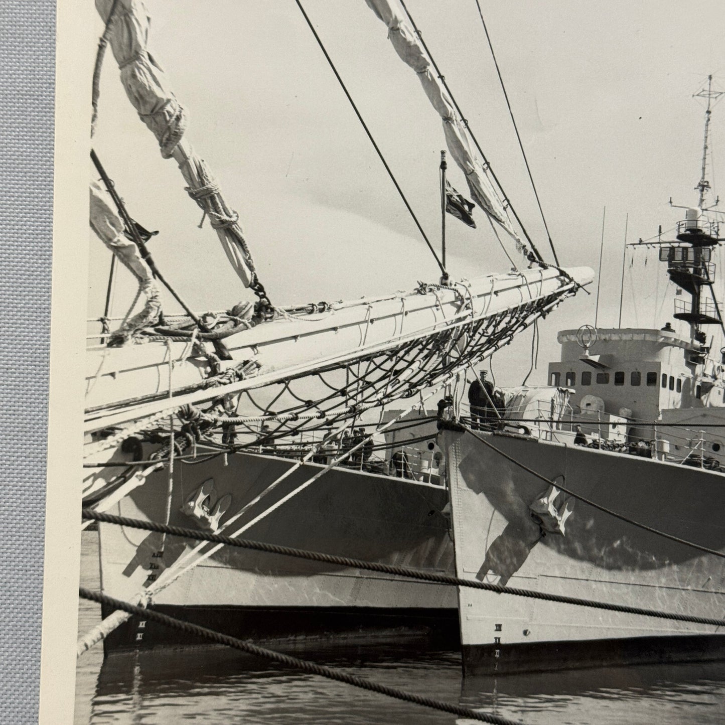 Vintage Military Ship Boat Photo Photograph Royal Canadian Navy
