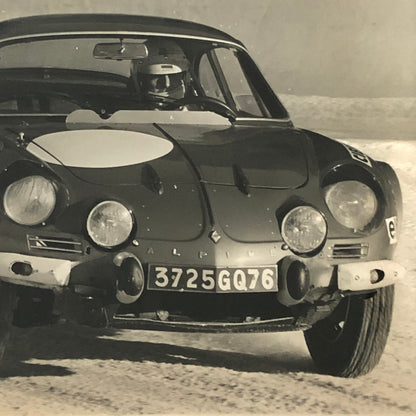 Vintage Renault Alpine Rally Racing DPPI Press Photo Photograph Print