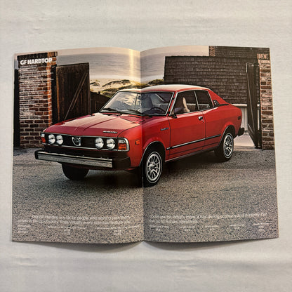 Vintage Subaru Car Sales Brochure Catalog Brat DL GF Coupe Sedan Station Wagon