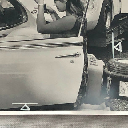 Vintage Chevron BMW Racing Car Photo Photograph Digby Martland Norisring Circuit