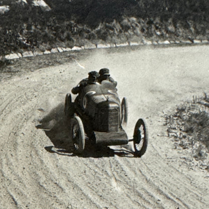 Vintage Photograph Photo Print Early Racing Car Race Motorsports
