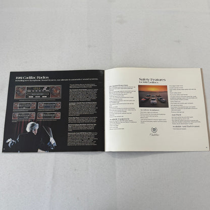 1981 Cadillac Car Sales Brochure Catalog Coupe DeVille Eldorado Seville Brougham