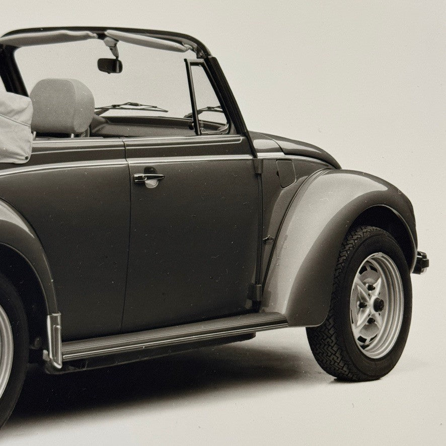 Vintage Volkswagen Beetle Convertible VW Bug Car Photo Photograph Cabriolet