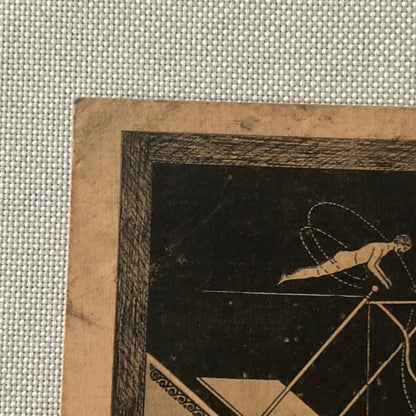 Circus Acrobat Act Performer Postcard Post Card Brothers Dalf Vintage