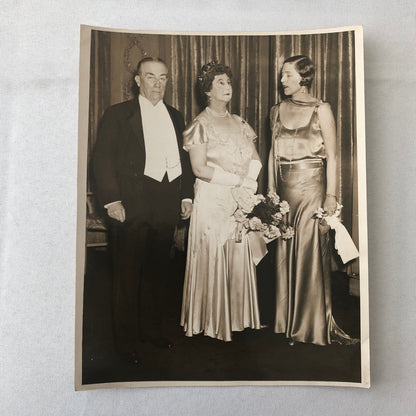Vintage Press Photo photograph Society Ball 1933 UK Junior Imperial League