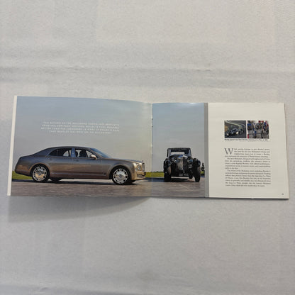 Bentley Mulsanne Car Press KIt Brochure with Photo CD