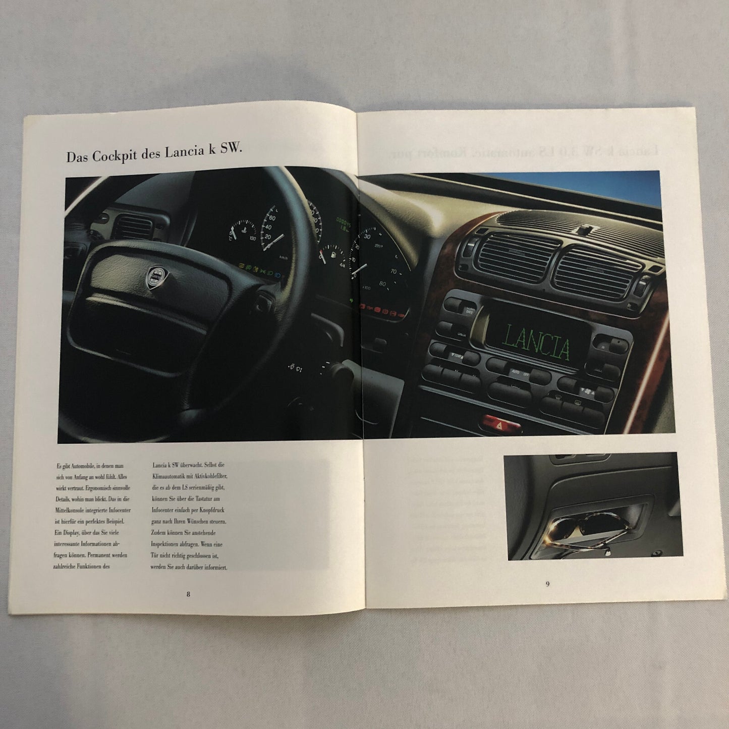 Lancia K SW Station Wagon Sales Brochure Catalog GERMAN LE LS Turbo