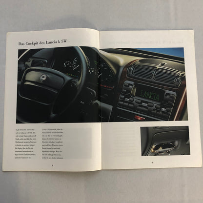 Lancia K SW Station Wagon Sales Brochure Catalog GERMAN LE LS Turbo
