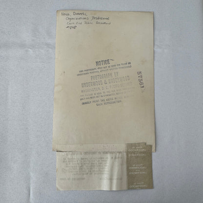 President of Certified Accountants 1926 Press Photo Photograph Portrait Print