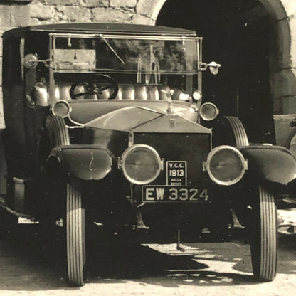 Antique Car Photo Photograph Print - Rolls Royce + 1970s Auction or Event ? 