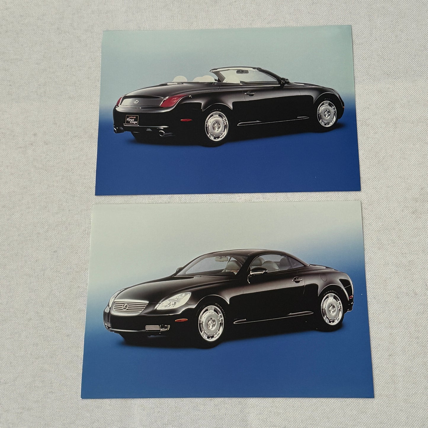 2001 Lexus Toyota Press Kit German Language SC430 Avensis Brochure