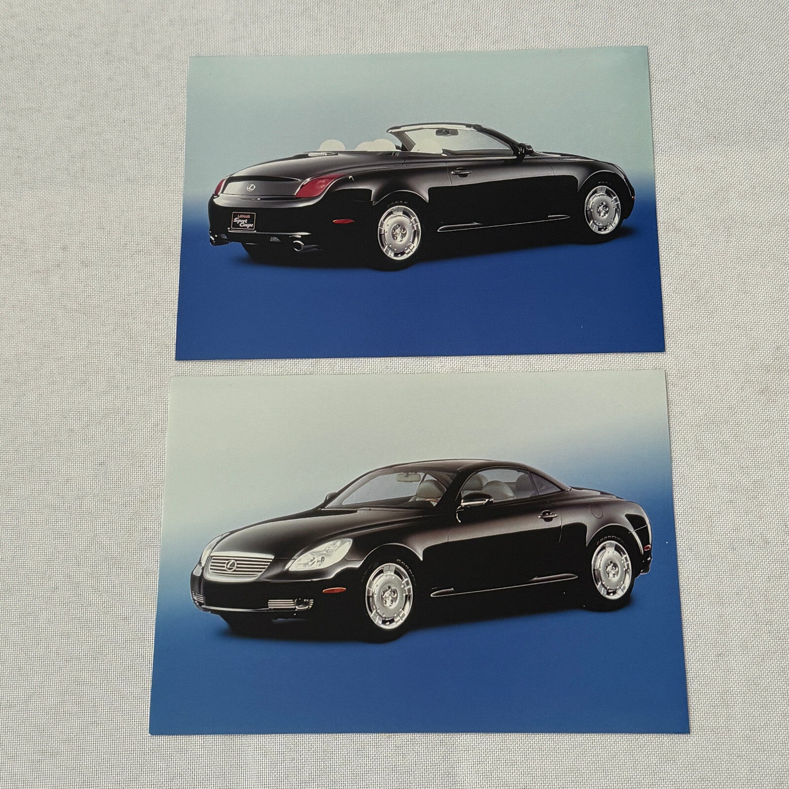 2001 Lexus Toyota Press Kit German Language SC430 Avensis Brochure