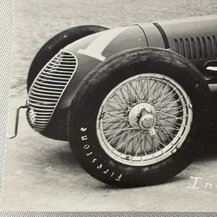 Vintage Racing Photo Wilbur Shaw Indy Indianapolis Motor Speedway 1940 Modern