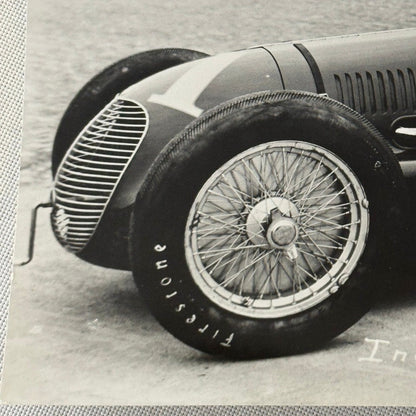 Vintage Racing Photo Wilbur Shaw Indy Indianapolis Motor Speedway 1940 Modern