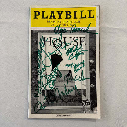 HOUSE Cast Signed Playbill 2002 Autographed Ron Howard Bryce Dallas Howard