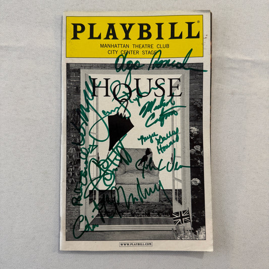 HOUSE Cast Signed Playbill 2002 Autographed Ron Howard Bryce Dallas Howard