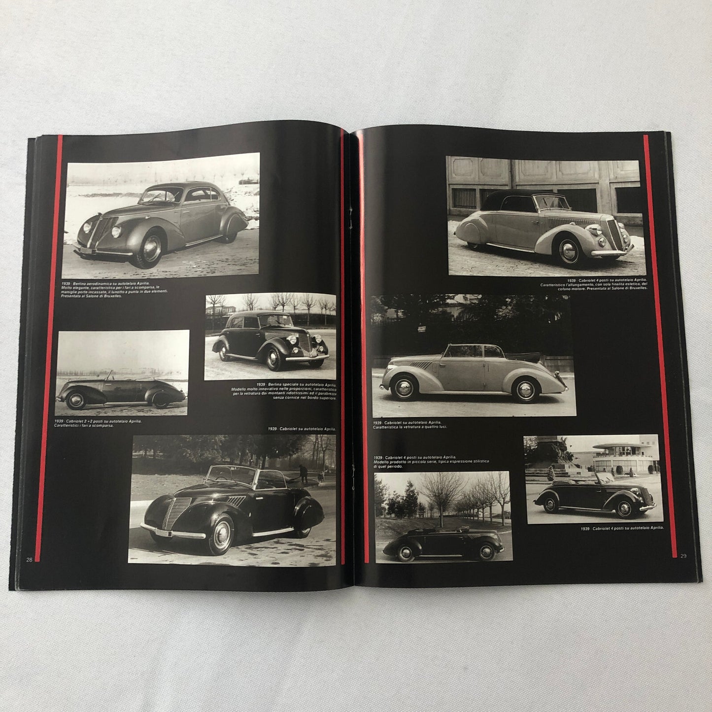 Lancia Pininfarina History Brochure Book Aurelia Cabriolet Coupe Berlinetta +