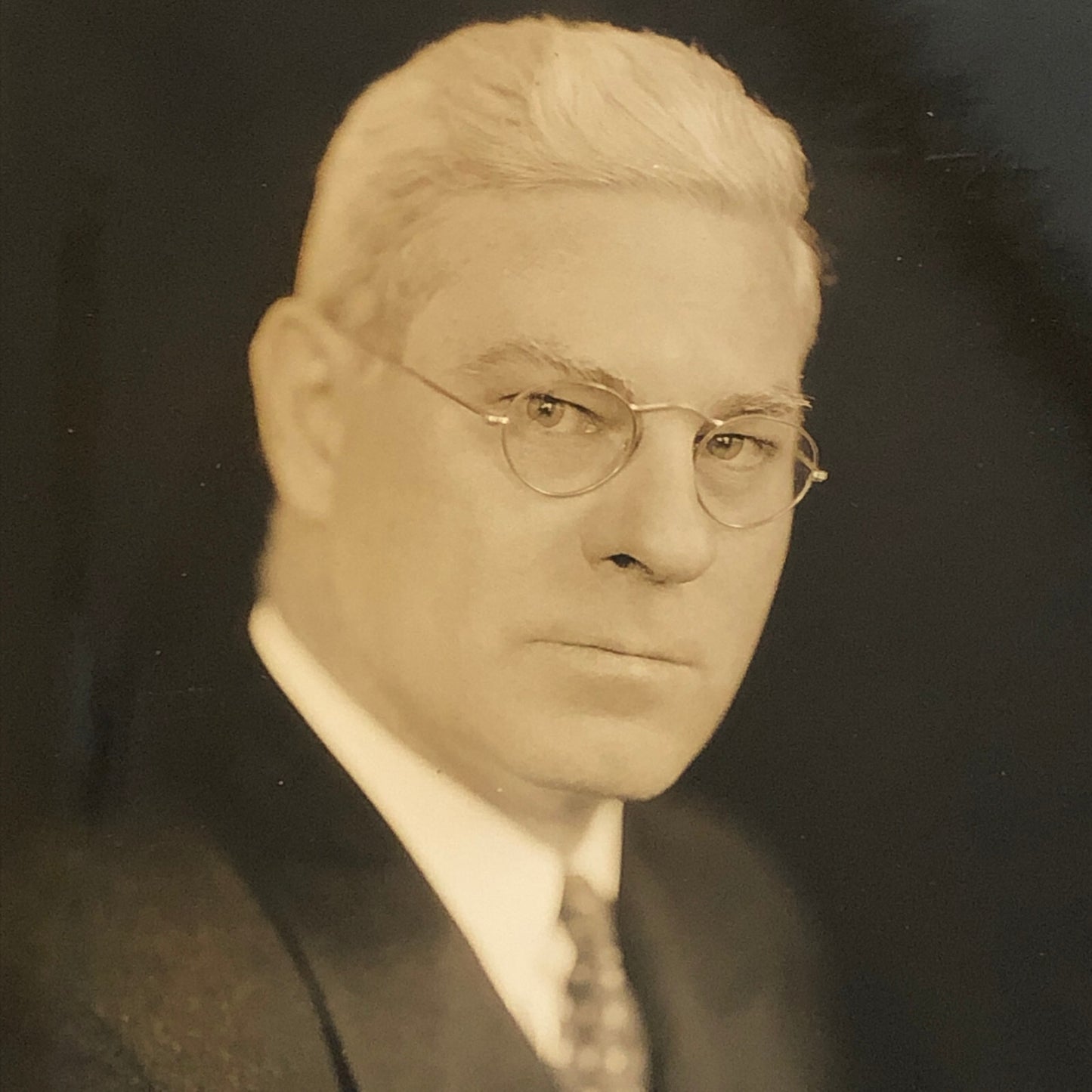 Press Photograph Photo Chief Surgeon Doctor Dr Walter Treadway 1933 Underwood