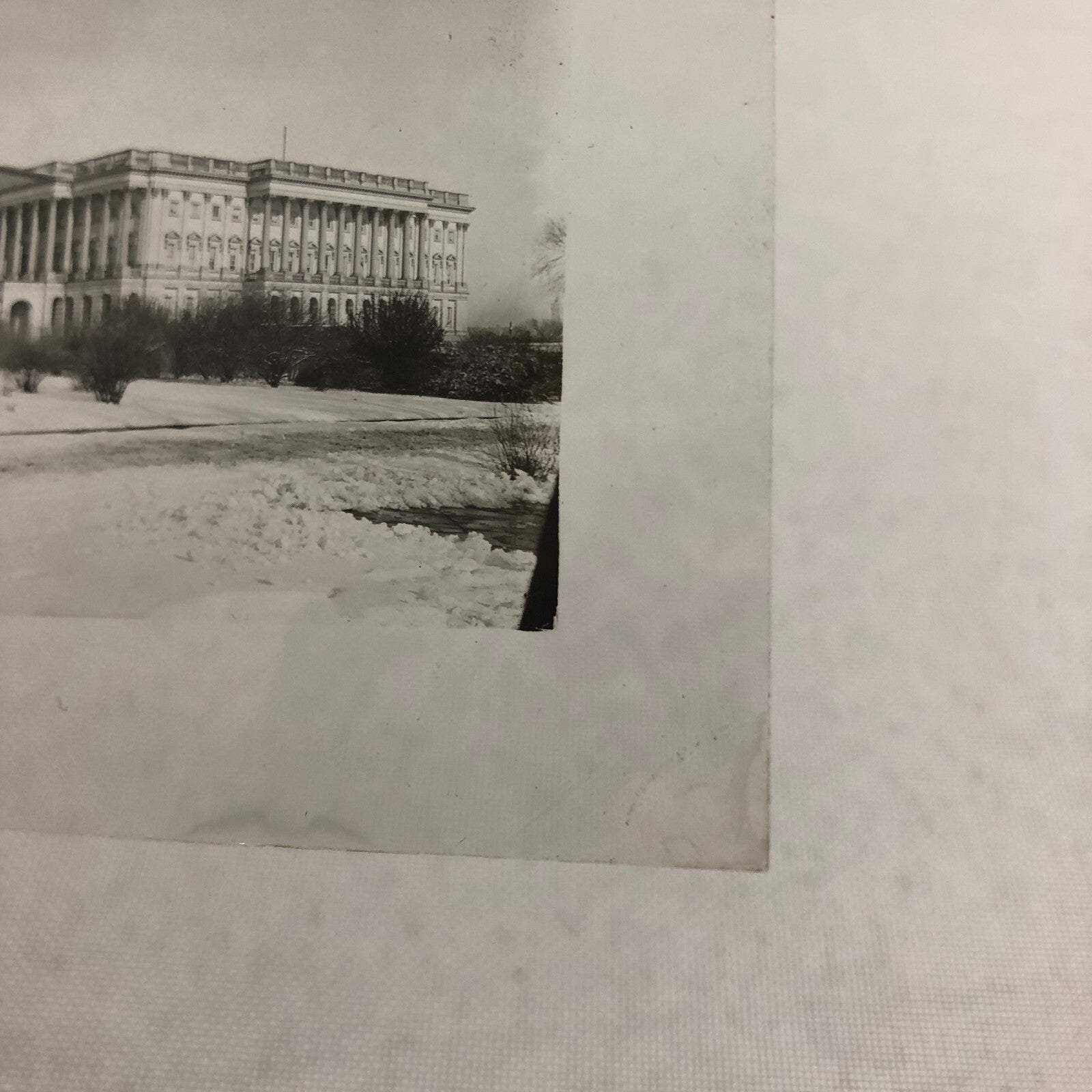 Glass Plate Lantern Slide United States Capitol Building Washington DC