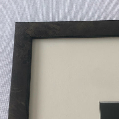 Vintage Art Photograph Automobile Tire on Sand - Possibly Advertising Framed 