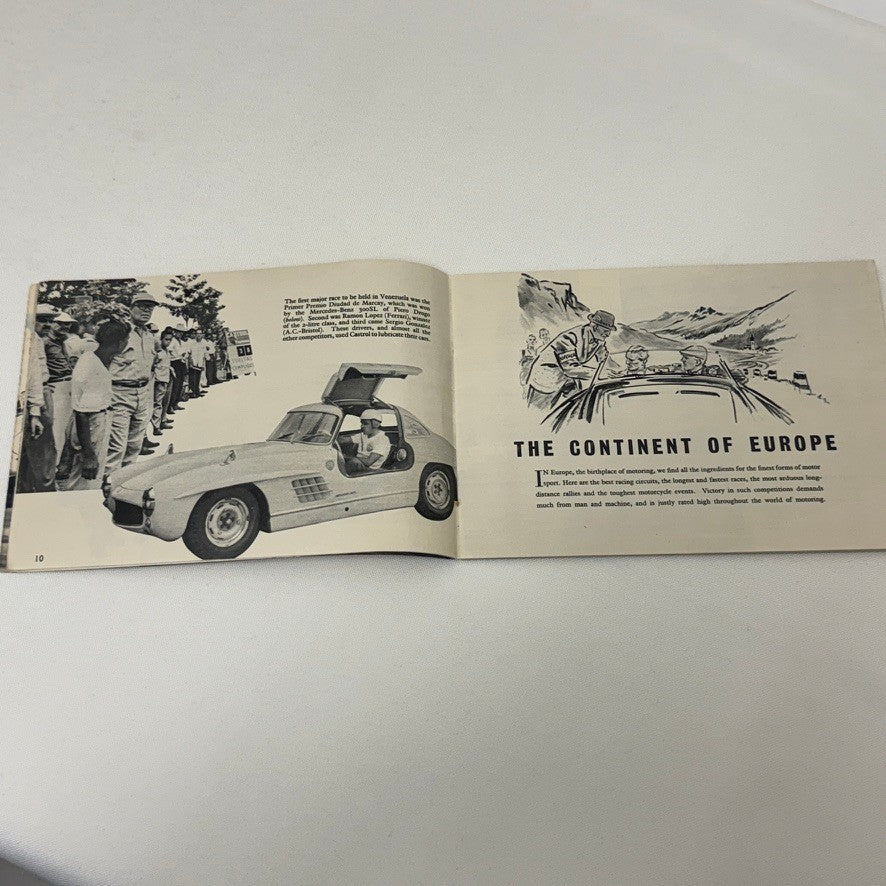 1956 Castrol Racing Achievements Brochure Grand Prix Motorcycle Aston Martin +