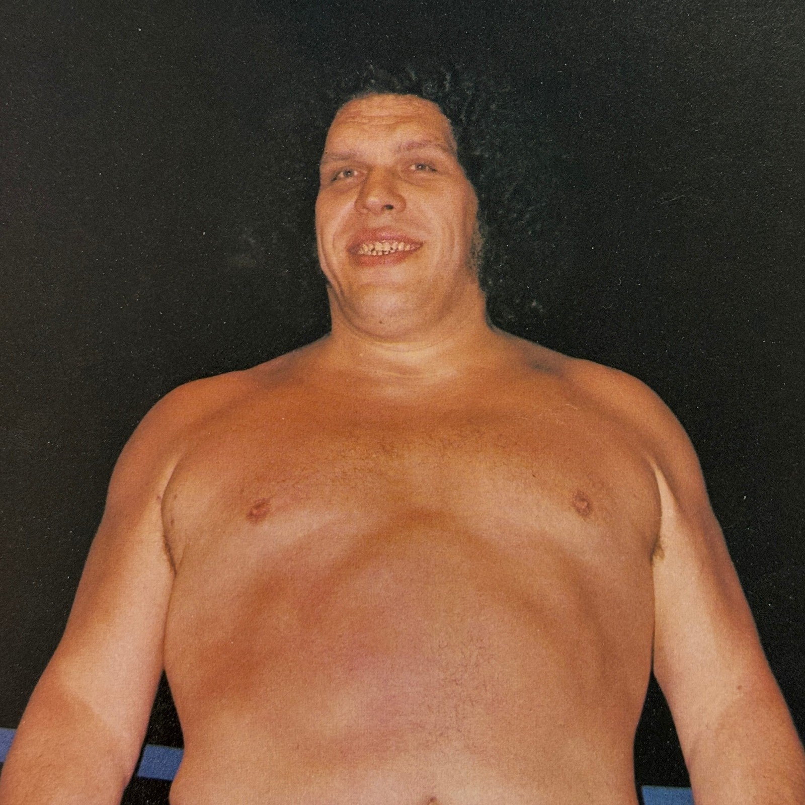 Vintage Andre The Giant Jean Ferre Wrestling Wrestler Print Insert 1983