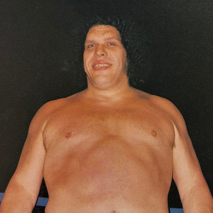 Vintage Andre The Giant Jean Ferre Wrestling Wrestler Print Insert 1983